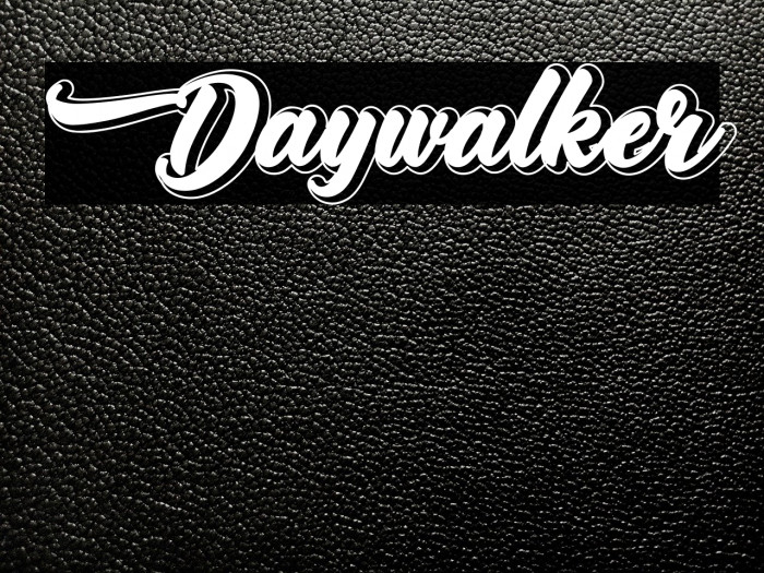 Daywalker Font examples