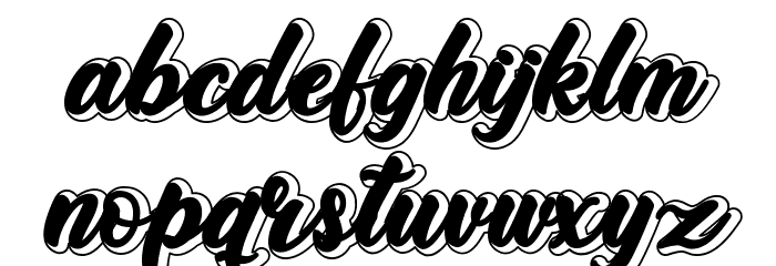 Daywalker Font LOWERCASE