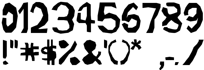 Daze Font OTHER CHARS