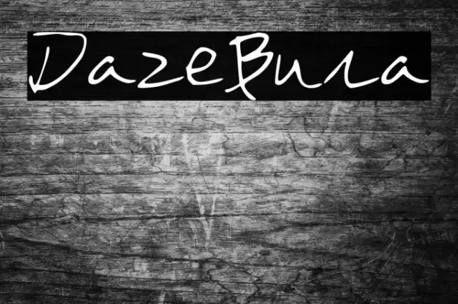 DazeBuna خط examples