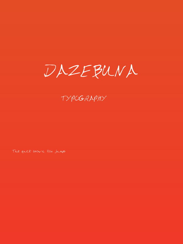 DazeBuna Poster