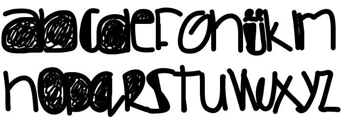 DazedAndConfused Font LOWERCASE