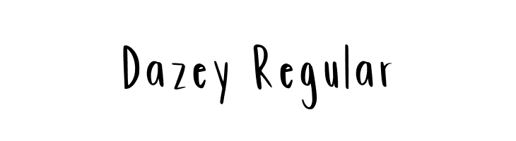 Dazey Regular  baixar fontes gratis