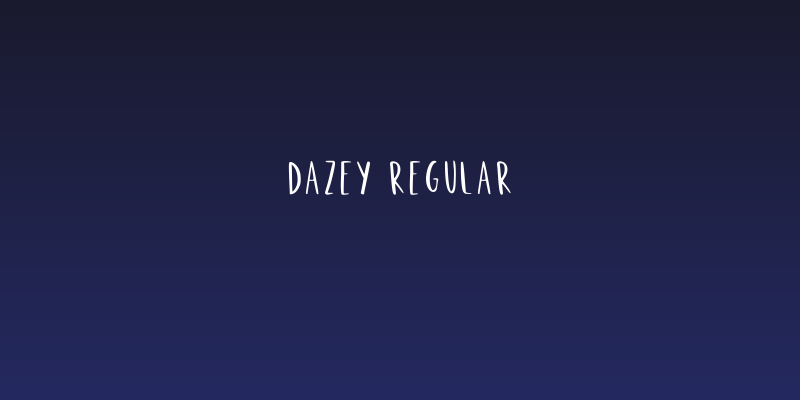 Dazey Regular Social Header