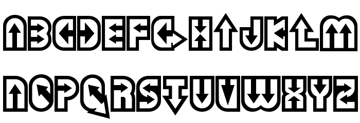 Dazey Schriftart Kleinbuchstaben