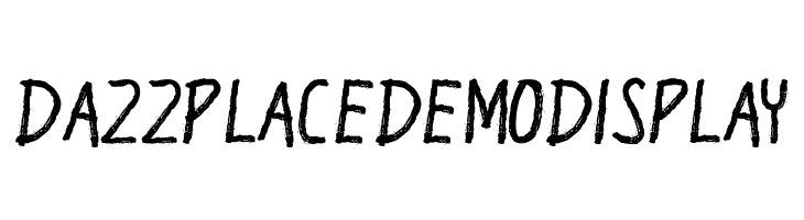 Dazz Place Demo Display  font caratteri gratis