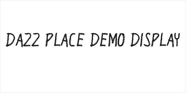 Dazz Place Demo Display Logo