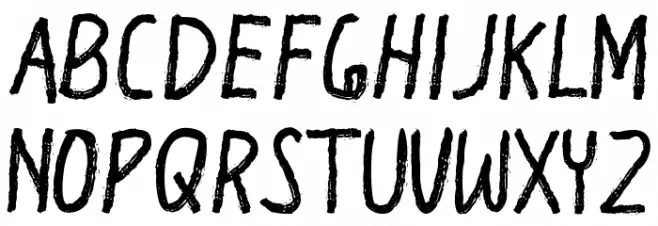 Dazz Place Demo Display Font Litere mici