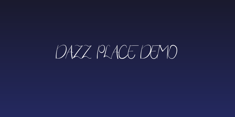 Dazz Place Demo Social Header