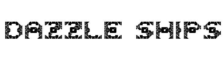 Dazzle Ships Font