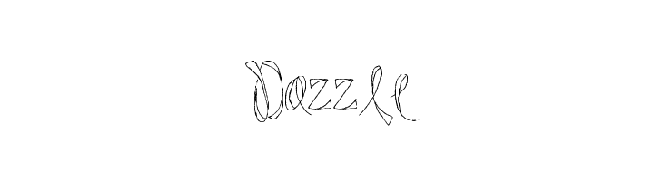 Dazzle  font caratteri gratis