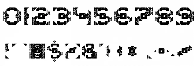 DazzleShips-Regular Font OTHER CHARS