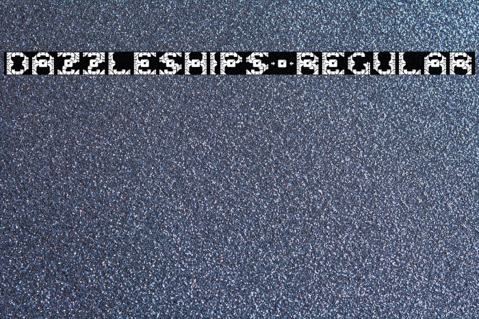 DazzleShips-Regular Font examples