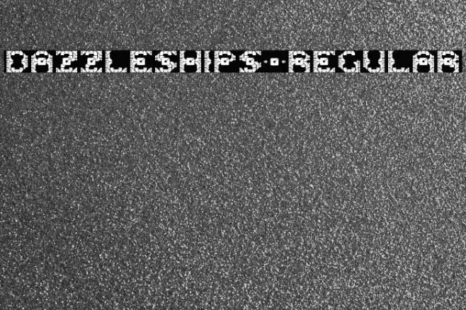 DazzleShips-Regular Font examples