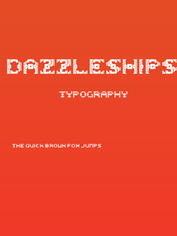 DazzleShips-Regular Poster