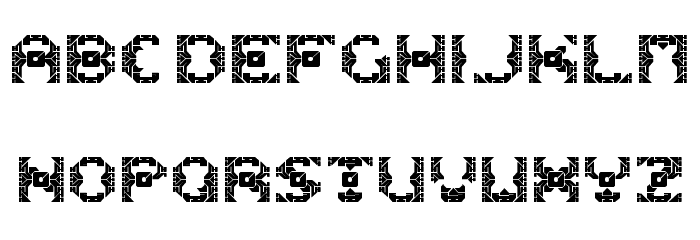 DazzleShips-Regular Font LOWERCASE