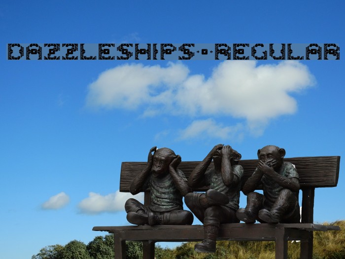 DazzleShips-Regular Font examples