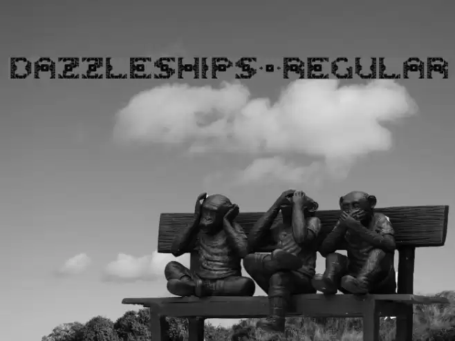 DazzleShips-Regular Font examples