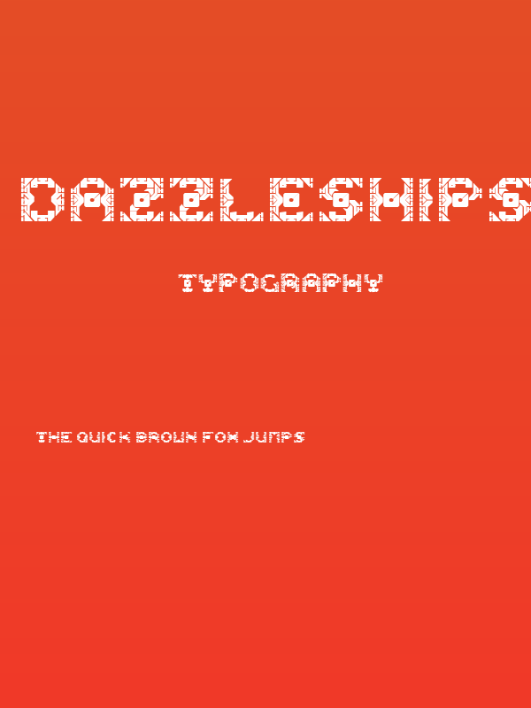 DazzleShips-Regular Poster
