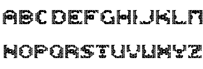 DazzleShips-Regular Font LOWERCASE