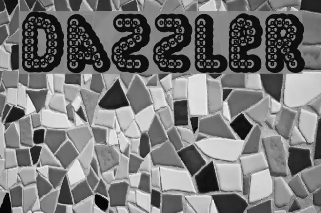 Dazzler Schriftart examples