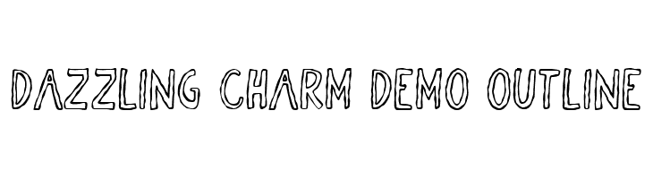 Dazzling Charm DEMO Outline  font caratteri gratis