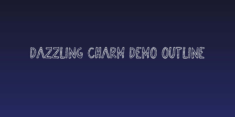 Dazzling Charm DEMO Outline Social Header