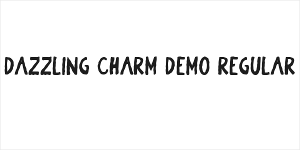 Dazzling Charm DEMO Regular Logo