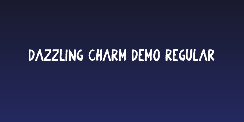 Dazzling Charm DEMO Regular Social Header