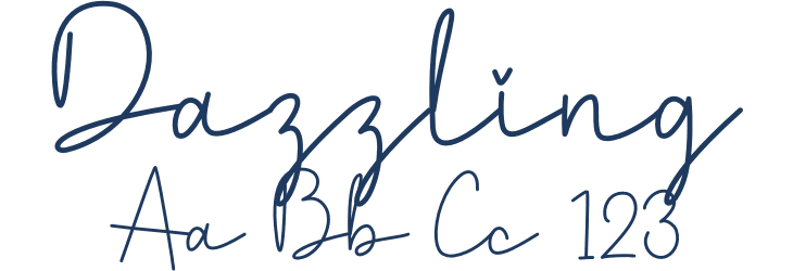 Dazzling Font Preview