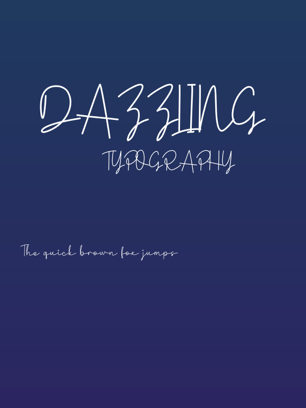 Dazzling Poster