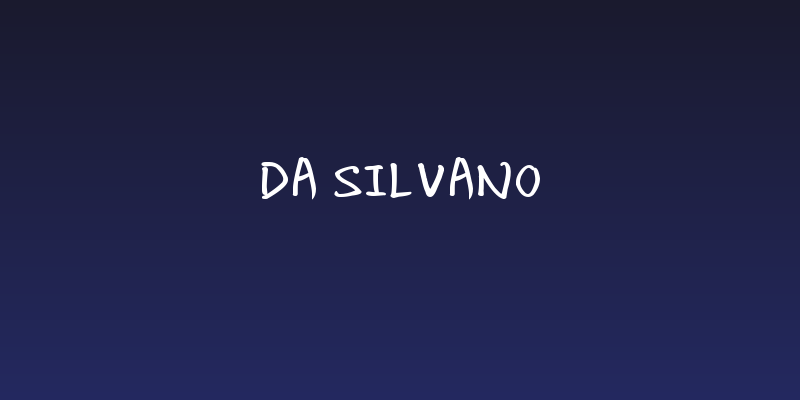 da silvano Social Header
