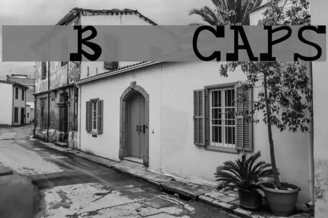 daBossCAPS Font examples