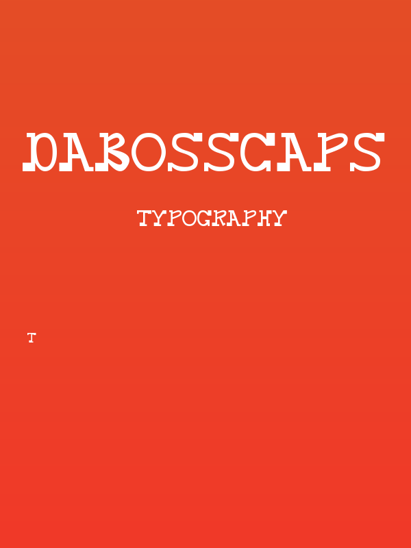 daBossCAPS Poster