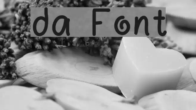 da Font examples