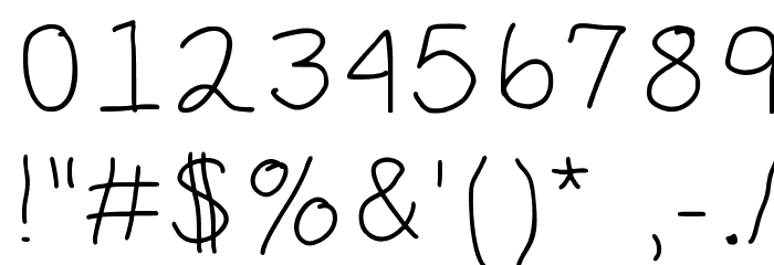 daddy2 Font OTHER CHARS