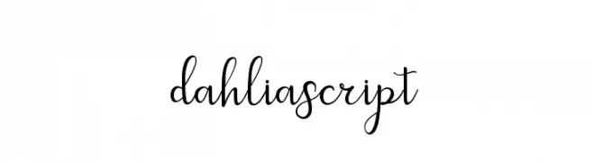 dahliascript  baixar fontes gratis