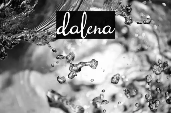 dalena Font examples