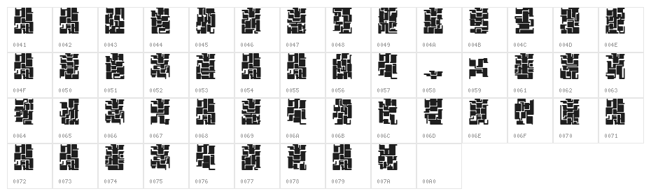 damara a Character Map