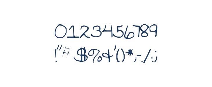 danas font Other Characters