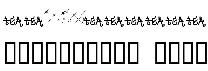 dancehall superstar Font OTHER CHARS