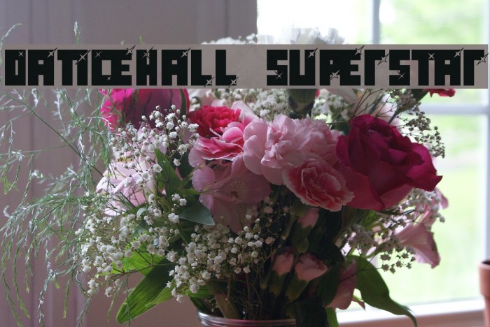 dancehall superstar Font examples