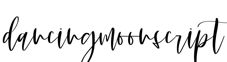 dancing moon script  baixar fontes gratis