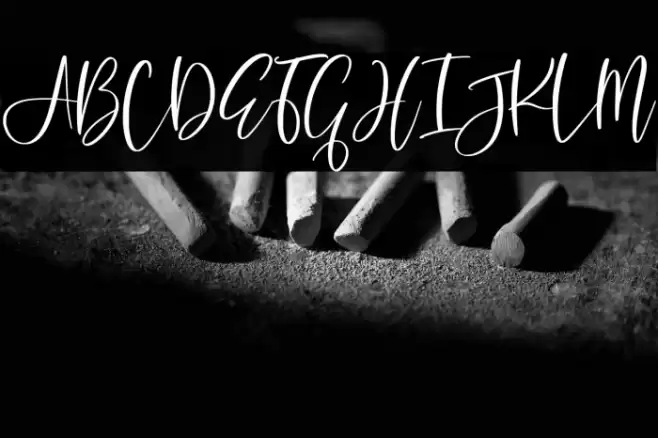 dancing moon script Font examples