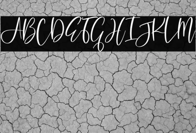 dancing moon script Font examples