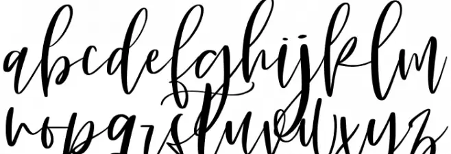 dancing moon script Fuentes MINÚSCULAS