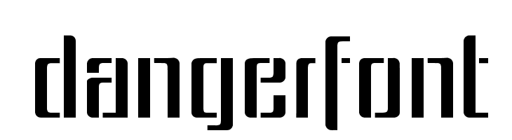 dangerfont Polices