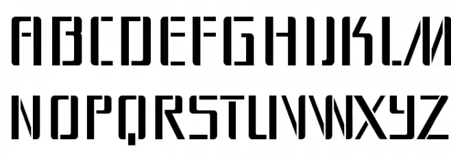 dangerfont フォント 大文字