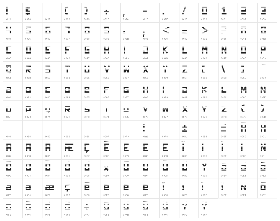 dark forest 1 Character Map