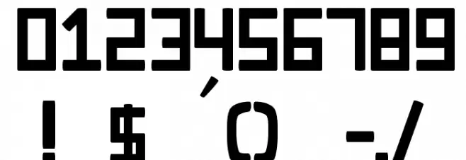 dark forest Font OTHER CHARS